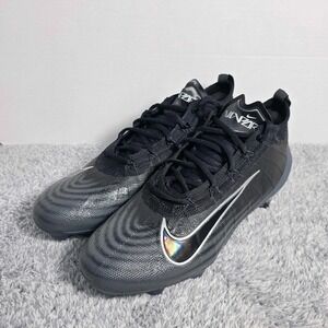 Nike Air Zoom Vapor Elite 1 Football Cleats Mens Size 11.5 Black Grey FB3288-002